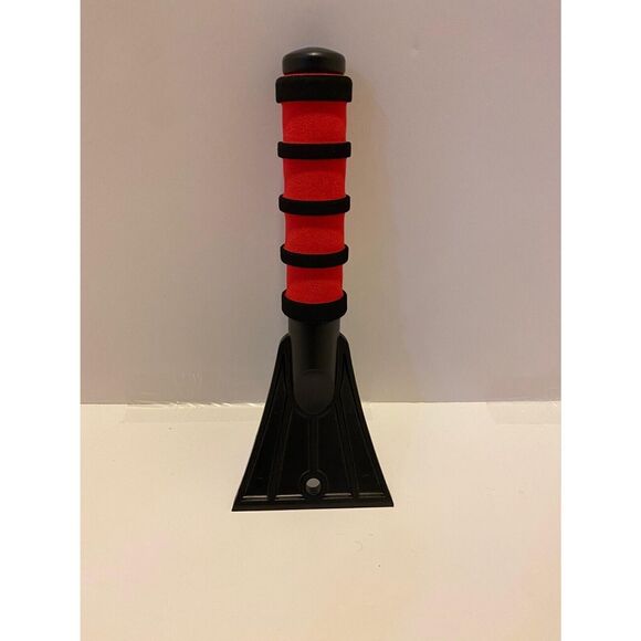 Mallory MAXX Sure Grip 10 inch Red and Black Automotive Ice Scraper - Picture 3 of 4